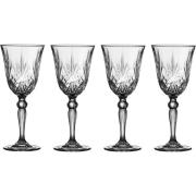 Lyngby Glas Melodia vitvinsglas, 4 stk.