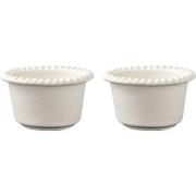 PotteryJo Daria 12 cm Serveringsskål 2-pack, Cotton White