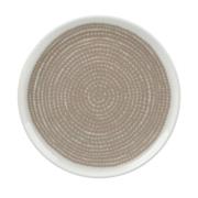 Marimekko Siirtolapuutarha tallrik 13,5 cm, vit/beige