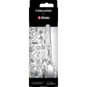 Fiskars Iittala universalsax 21 cm, Frutta svart/vit