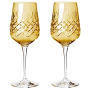 Frederik Bagger Crispy Madame Vitvinsglas 2 st, citrine