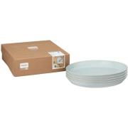 Denby Kiln Green, set med 4 tallrikar