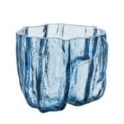 Kosta Boda Crackle vas 175 mm, circular glass