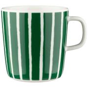 Marimekko Piccolo mugg 4 dl, vit/grön