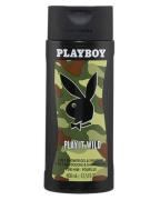 Playboy Play It Wild 2in1 Shower Gel & Shampoo 400 ml
