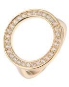 Everneed Bella - Gold with clear zirconia