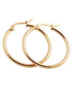 Everneed Mille - Gold Hoop Earrings Small