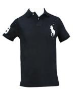 Ralph Lauren Custom Slim Fit Polo Black XXL