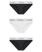 Calvin Klein Bikini Briefs 3-pack Black/White - M   3 stk.