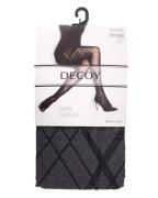 Decoy Dark Tartan Tights 70 Den Black M/L