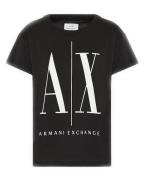Armani Exchange Icon Period Kvinna T-Shirt Svart XL