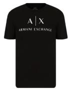 Giorgio Armani Exchange T-shirt Sort Str. M