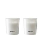 Meraki Scented Candles Fresh Linen 60 g 2 stk.