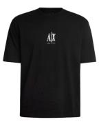 Armani Exchange T-shirt Sort Str. M