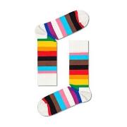 Happy socks Strumpor 2P Pride Stripe Sock Vit Mönstrad bomull Strl 41/...