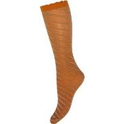 Hype the Detail Strumpor Knee High Silver Orange One Size Dam