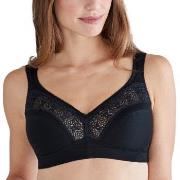 Swegmark BH Cotton Star Soft Bra Svart bomull B 75 Dam