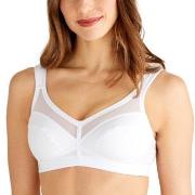 Swegmark BH Net Faitrade Cotton Soft Bra Vit ekologisk bomull B 75 Dam