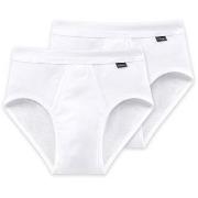 Schiesser Kalsonger 2P Essentials Fine Rib Sports Briefs 3XL Vit bomul...