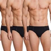 Schiesser Kalsonger 3P Essentials Super Mini Briefs Svart bomull Small...