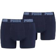 Puma Kalsonger 2P Basic Boxer Marin bomull Small Herr