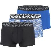 Michael Kors Kalsonger 3P Stretch Factor Trunks Svart/Marin/Vit bomull...