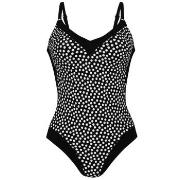 Rosa Faia Summer Dot Swimsuit Svart/Vit C 40 Dam