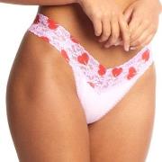 Hanky Panky Trosor Cotton Original Rise Thong Rosa/Röd bomull One Size...