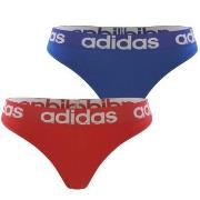 adidas Trosor 2P Underwear Brazilian Thong Blå/Röd bomull Small Dam