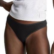 Calvin Klein Trosor 3P Ideal Cotton Thongs Svart bomull Small Dam