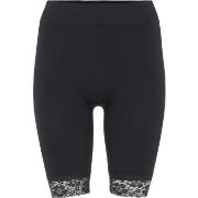 Decoy Long Shorts With Lace Svart X-Large Dam