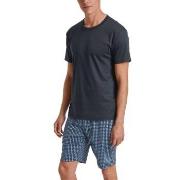 Calida Relax Streamline 2 Short Pyjamas Marin mönstrad bomull Medium H...