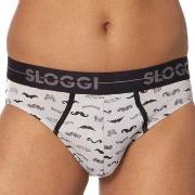 Sloggi Kalsonger 2P Men GO Movember Mini Svart/Vit bomull Medium Herr