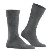 Burlington Strumpor Leeds Wool Sock Grå Strl 40/46 Herr