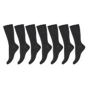 Decoy Strumpor 7P Organic Cotton Socks Mörkgrå Strl 37/41 Dam