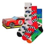 Happy socks Strumpor 3P Top Racer Gift Set Flerfärgad bomull Strl 41/4...