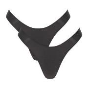 Sloggi Trosor 2P ZERO Feel 2 0 Tiny Tanga C2P Svart Small Dam