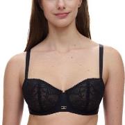 Chantelle BH Origins Lace Unlined Demi Bra Svart nylon B 70 Dam