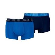 Puma Kalsonger 2P Men Everyday Trunks Marin/Blå bomull Small Herr