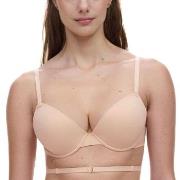 Chantelle BH EasyFeel Open Back T-shirt Bra Beige Small Dam