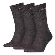 Puma Strumpor 3P Sport Crew Socks Antracit Strl 39/42