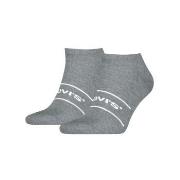 Levis Strumpor 2P Organic Cotton Ankle Sock Grå Strl 39/42