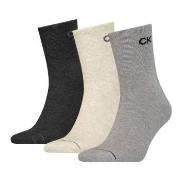 Calvin Klein Strumpor 3P Nick Quarter Sock Grå One Size Herr