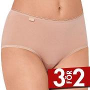 Sloggi Trosor 3P 24 7 Cotton Midi Briefs Beige bomull 40 Dam