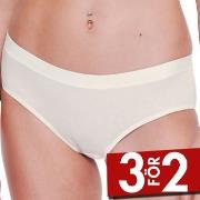 Sloggi Trosor GO Casual Hipster Brief Benvit bomull Small Dam