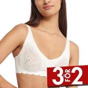 Sloggi BH ZERO Feel Bliss Soft Bra Vit Small Dam