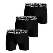 Björn Borg Kalsonger 3P Bamboo Cotton Blend Boxers Svart Small Herr