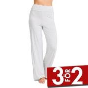 Damella Bamboo Lounge Pants Gråmelerad Bambu Small Dam