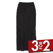 Damella Long Waist Slip Svart viskos 38 Dam