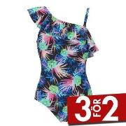 Damella Teresa Floral Swimsuit Flerfärgad 38 Dam